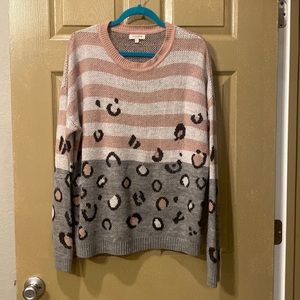 ANDREE Cheetah Sweater